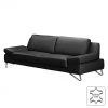 Loftscape Canapé Silvano (3 places) - Sans fonction -Meubles de salon Soldes sofa silvano 3 sitzer echtleder schwarz 479044