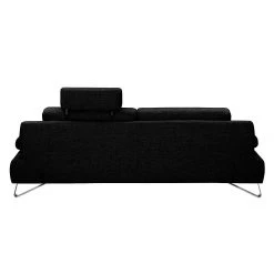 Loftscape Canapé Silvano (3 places) - Appui-tête réglable -Meubles de salon Soldes sofa silvano 3 sitzer webstoff schwarz 442414