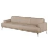 Fredriks Canapé Sisto I (3 places) - Cappuccino -Meubles de salon Soldes sofa sisto i 3 sitzer echtleder cappuccino 3607885
