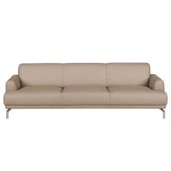 Fredriks Canapé Sisto I (3 places) - Cappuccino -Meubles de salon Soldes sofa sisto i 3 sitzer echtleder cappuccino 3607893
