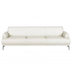 Fredriks Canapé Sisto II (3 places) - Blanc -Meubles de salon Soldes sofa sisto ii 3 sitzer echtleder weiss 3609349