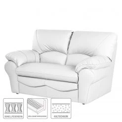 Modoform Canapé Torsby (2 places) - Imitation cuir -Meubles de salon Soldes sofa torsby 2 sitzer kunstleder weiss 5069652