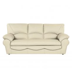 Modoform Canapé Torsby (3 places) - Imitation cuir 20 Modoform Canapé Torsby (3 places) - Imitation cuir -Meubles de salon Soldes sofa torsby 3 sitzer kunstleder mit schlaffunktion ecru 5069568