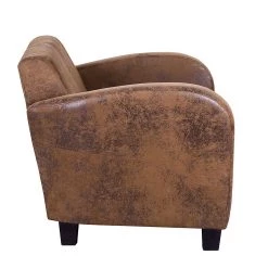 Ars manufacti Canapé Tullow (2 places) - Aspect cuir vieilli - Marron -Meubles de salon Soldes sofa tullow 2 sitzer antiklederlook braun 405028