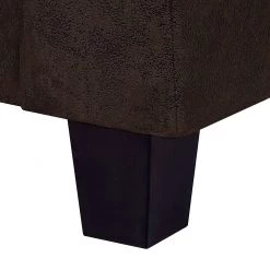 Ars manufacti Canapé Tullow (3 places) - Aspect vieux cuir marron foncé -Meubles de salon Soldes sofa tullow 3 sitzer antiklederoptik dunkelbraun 437550