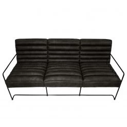 Ars manufacti Canapé Voda I (3 places) - Basalte 14 Ars manufacti Canapé Voda I (3 places) - Basalte -Meubles de salon Soldes sofa voda 3 sitzer antiklederlook basalt 4864380