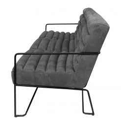 Ars manufacti Canapé Voda II (3 places) - Gris -Meubles de salon Soldes sofa voda ii 3 sitzer antiklederlook grau 5044412
