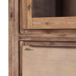 Red Living Vitrine Akhatar - Acacia multicolore / Cendré 18 Red Living Vitrine Akhatar - Acacia multicolore / Cendré -Meubles de salon Soldes standvitrine akhatar akazie multicolor smoked 3627689