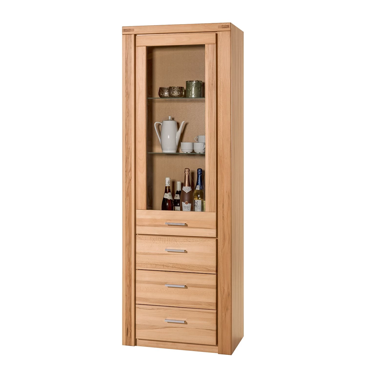 Naturoo Vitrine Lombok - Partiellement en bois massif 3 Naturoo Vitrine Lombok - Partiellement en bois massif