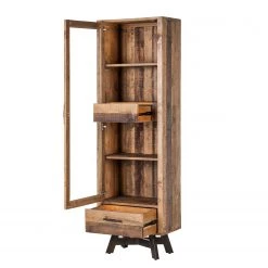 Ars manufacti Vitrine Tamati - Pin parasol massif -Meubles de salon Soldes standvitrine tamati pinie massiv 4922332