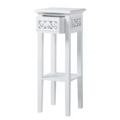 Maison Belfort Table de téléphone Vermont, 1 tiroir -Meubles de salon Soldes telefontisch vermont i weiss 4264368