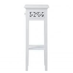 Maison Belfort Table de téléphone Vermont, 1 tiroir -Meubles de salon Soldes telefontisch vermont i weiss 4264380