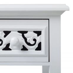 Maison Belfort Table de téléphone Vermont, 1 tiroir -Meubles de salon Soldes telefontisch vermont i weiss 4264384