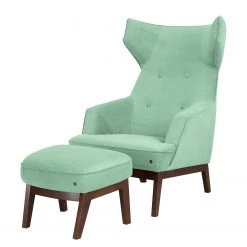 Tom Tailor Fauteuil à oreilles Cozy - Tissu - Vert menthe