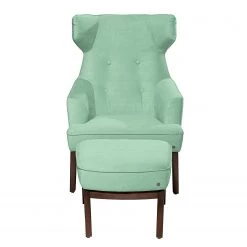 Tom Tailor Fauteuil à oreilles Cozy - Tissu - Vert menthe -Meubles de salon Soldes tom tailor 14 12 2016 teil 1 4430464