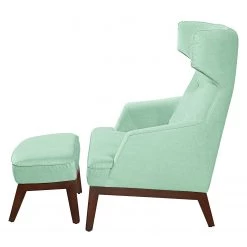 Tom Tailor Fauteuil à oreilles Cozy - Tissu - Vert menthe -Meubles de salon Soldes tom tailor 14 12 2016 teil 1 4430468
