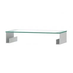 Jahnke Support TV Z- FGA - Aluminium - Largeur : 57 cm -Meubles de salon Soldes tv aufsatz z fga klarglas aluminium 407375