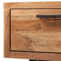 Ars manufacti Meuble TV Amla II -Acacia massif / Métal - Acacia / Anthracite -Meubles de salon Soldes tv lowboard amla ii akazie massiv metall akazie anthrazit 4947004