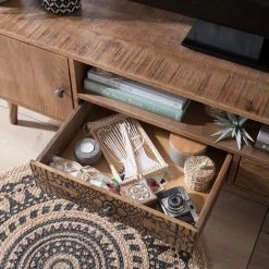 Ars manufacti Meuble TV Rygge II - Manguier massif 26 Ars manufacti Meuble TV Rygge II - Manguier massif -Meubles de salon Soldes tv lowboard bloomingville ii mango massiv 5206112