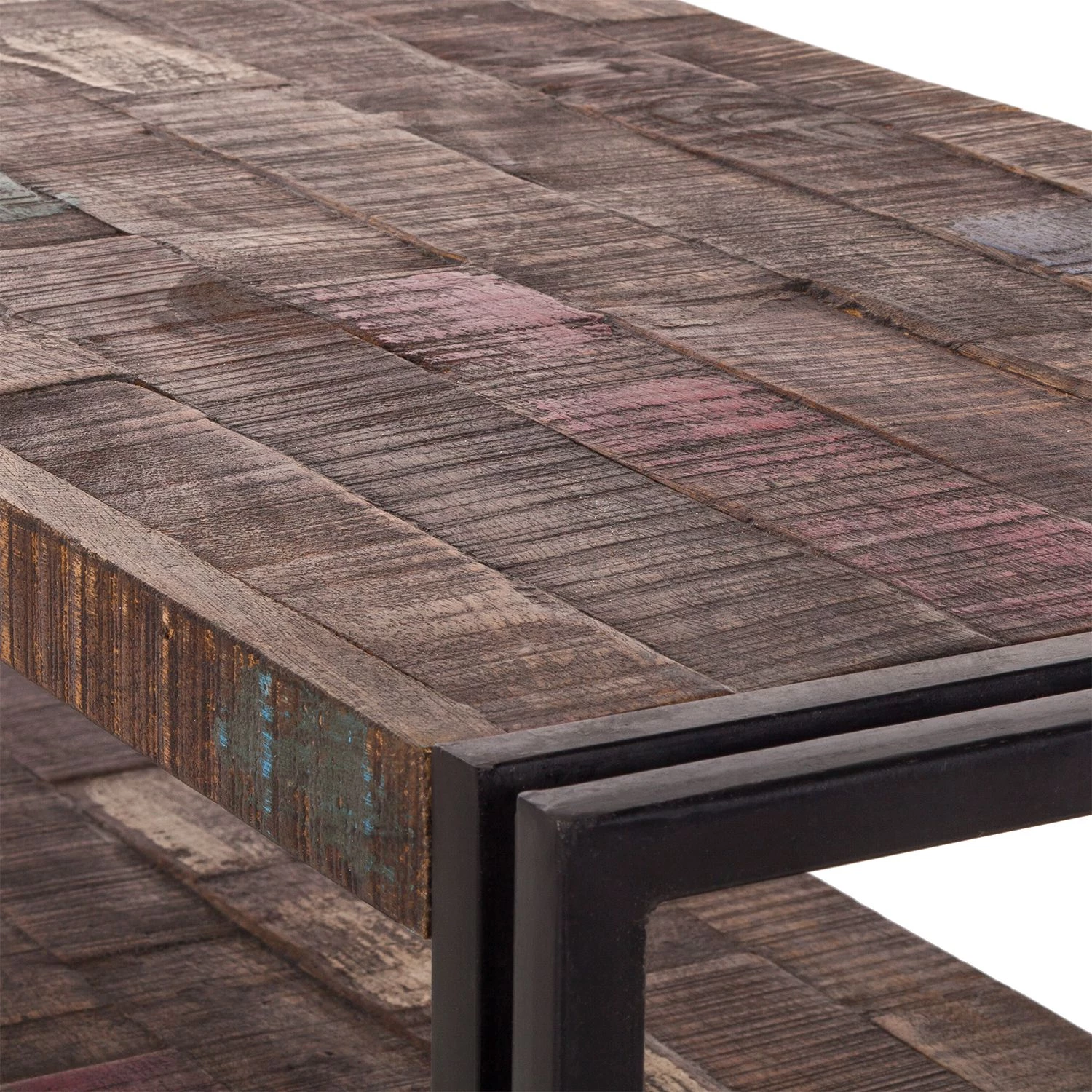 Red Living Meuble TV Factory II - Manguier massif / Métal - Marron vintage 12 Red Living Meuble TV Factory II - Manguier massif / Métal - Marron vintage – Image 10