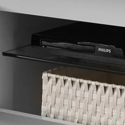 LC Spa Meuble TV Forenza - Marron clair / Blanc -Meubles de salon Soldes tv lowboard forenza 4254476