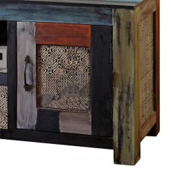 Wolf-Möbel Meuble TV Goa III - Partiellement en manguier massif - Manguier marron foncé / Bleu 23 Wolf-Möbel Meuble TV Goa III - Partiellement en manguier massif - Manguier marron foncé / Bleu -Meubles de salon Soldes tv lowboard goa iii akazie mango teilmassiv 5181096