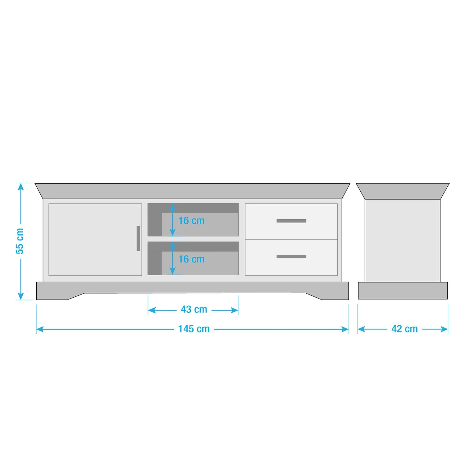 Ars manufacti Meuble TV Hunter - Manguier massif / Métal - Manguier / Gris bleu 13 Ars manufacti Meuble TV Hunter - Manguier massif / Métal - Manguier / Gris bleu – Image 11