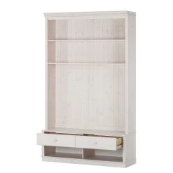 Maison Belfort Meuble TV Lillehammer II - Epicéa blanc -Meubles de salon Soldes tv lowboard lillehammer ii kiefer massiv weiss 1053942