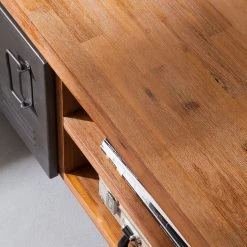 Ars manufacti Meuble TV Manchester - Acacia massif / Métal 19 Ars manufacti Meuble TV Manchester - Acacia massif / Métal -Meubles de salon Soldes tv lowboard manchester akazie massiv metall 4882680