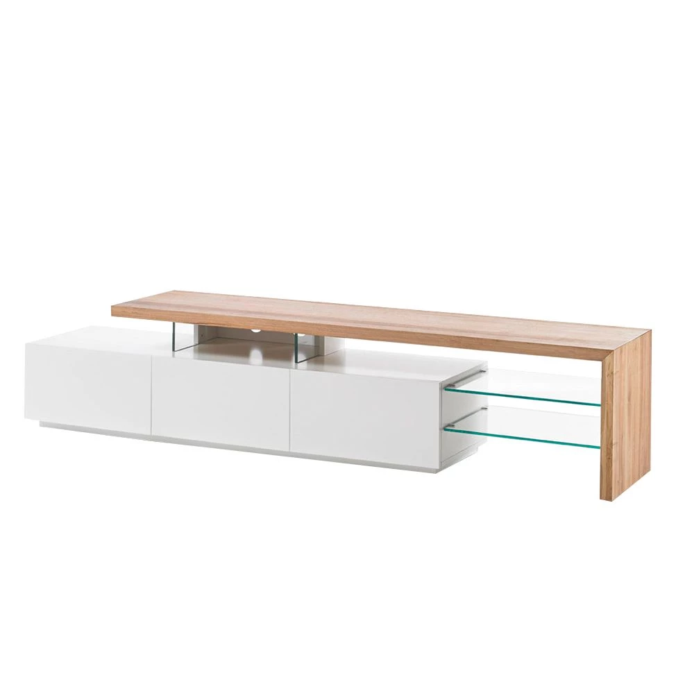 Fredriks Meuble TV Molios - Blanc mat / Béton - Blanc / Chêne 11 Fredriks Meuble TV Molios - Blanc mat / Béton - Blanc / Chêne – Image 9