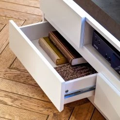 Fredriks Meuble TV Namona II - Éclairage inclus - Imitation béton / Blanc 26 Fredriks Meuble TV Namona II - Éclairage inclus - Imitation béton / Blanc -Meubles de salon Soldes tv lowboard namona ii inkl beleuchtung weiss anthrazit weiss anthrazit 3666789