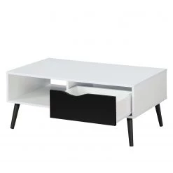 Mørteens Table basse Sunndal - Partiellement en caoutchouc massif 11 Mørteens Table basse Sunndal - Partiellement en caoutchouc massif -Meubles de salon Soldes tv lowboard sunndal ii gummibaum teilmassiv weiss schwarz 4753908