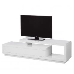 Fredriks Meuble TV t-vision - Blanc brillant