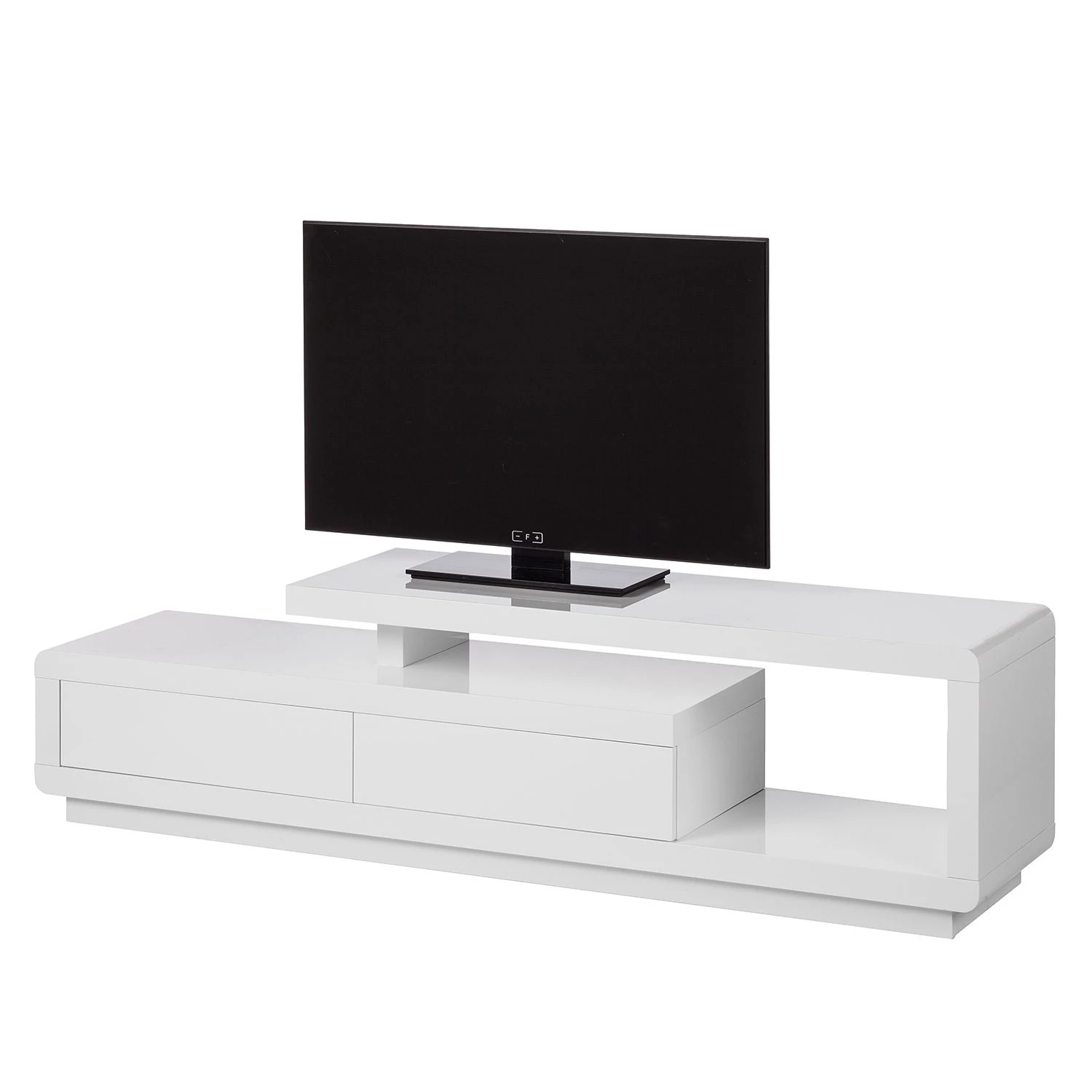 Fredriks Meuble TV t-vision - Blanc brillant 3 Fredriks Meuble TV t-vision - Blanc brillant