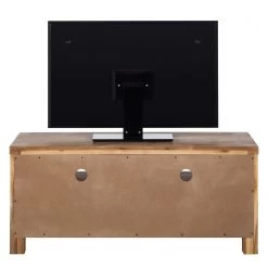 Ars Natura Meuble TV Toumanar I - Partiellement en acacia massif - Acacia sable -Meubles de salon Soldes tv lowboard toumanar i akazie teilmassiv akazie sand 3627365