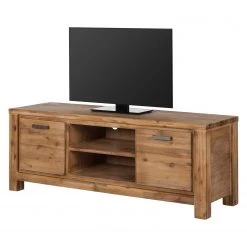 Ars Natura Meuble TV Toumanar II - Partiellement en acacia massif - Acacia sable