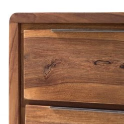 Ars Natura Meuble TV Trangle I - Sheesham massif - Sheesham clair -Meubles de salon Soldes tv lowboard trangle i sheesham massiv sheesham hell 4944232