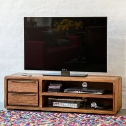 Ars Natura Meuble TV Trangle - Sheesham massif 17 Ars Natura Meuble TV Trangle - Sheesham massif -Meubles de salon Soldes tv lowboard trangle sheesham massiv 670126