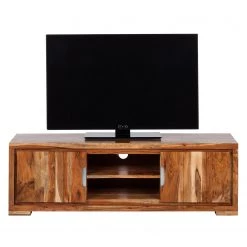Wolf-Möbel Meuble TV Vision I - Acacia massif -Meubles de salon Soldes tv lowboard vision i akazie massiv 4024524