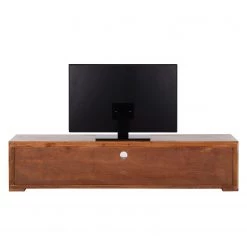 Wolf-Möbel Meuble TV Vision II - Acacia massif -Meubles de salon Soldes tv lowboard vision ii akazie massiv 4024636