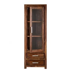 Ars Natura Vitrine Ohio - Sheesham massif -Meubles de salon Soldes vitrine ohio sheesham glas tueranschlag links 1351026