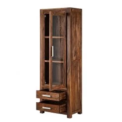 Ars Natura Vitrine Ohio - Sheesham massif -Meubles de salon Soldes vitrine ohio sheesham glas tueranschlag links 1351027