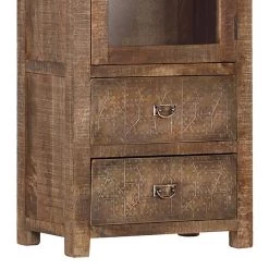 Ars manufacti Vitrine Pintage I - Manguier massif - Teinté et verni -Meubles de salon Soldes vitrine pintage i mango massiv gebeizt lackiert 259750