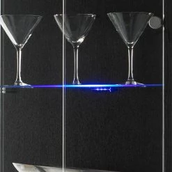 Fredriks Vitrine Exhibit II - Avec éclairage LED - Verre clair / Noir Eclairage fourni 9 Fredriks Vitrine Exhibit II - Avec éclairage LED - Verre clair / Noir Eclairage fourni -Meubles de salon Soldes vitrine winnipeg ii mit led beleuchtung klarglas schwarz 253950