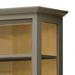 Maison Belfort Vitrine Azjana - Granite / Pin crème -Meubles de salon Soldes vitrinenschrank azjana pinie teilmassiv granit pinie creme 3393289