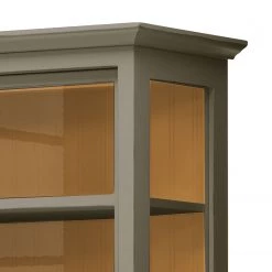 Maison Belfort Vitrine Azjana - Granite / Pin couleur miel -Meubles de salon Soldes vitrinenschrank azjana pinie teilmassiv granit pinie honig 3393257