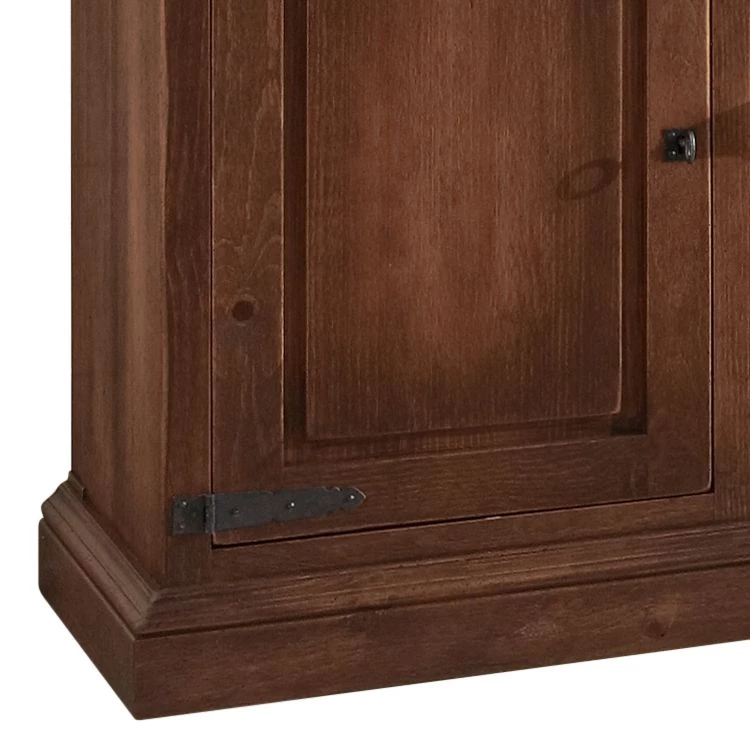Ridgevalley Armoire vitrine Vicuna II - Pin massif - Marron - Sans éclairage 7 Ridgevalley Armoire vitrine Vicuna II - Pin massif - Marron - Sans éclairage – Image 5