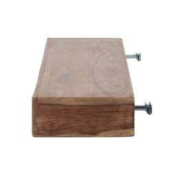 Wolf-Möbel Étagère murale Yoga - Sheesham massif -Meubles de salon Soldes wandboard kerala sheesham massiv natur 370258