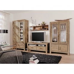 Wolf-Möbel Étagère murale Yoga - Sheesham massif -Meubles de salon Soldes wandboard yoga sheesham massiv natur 5000708