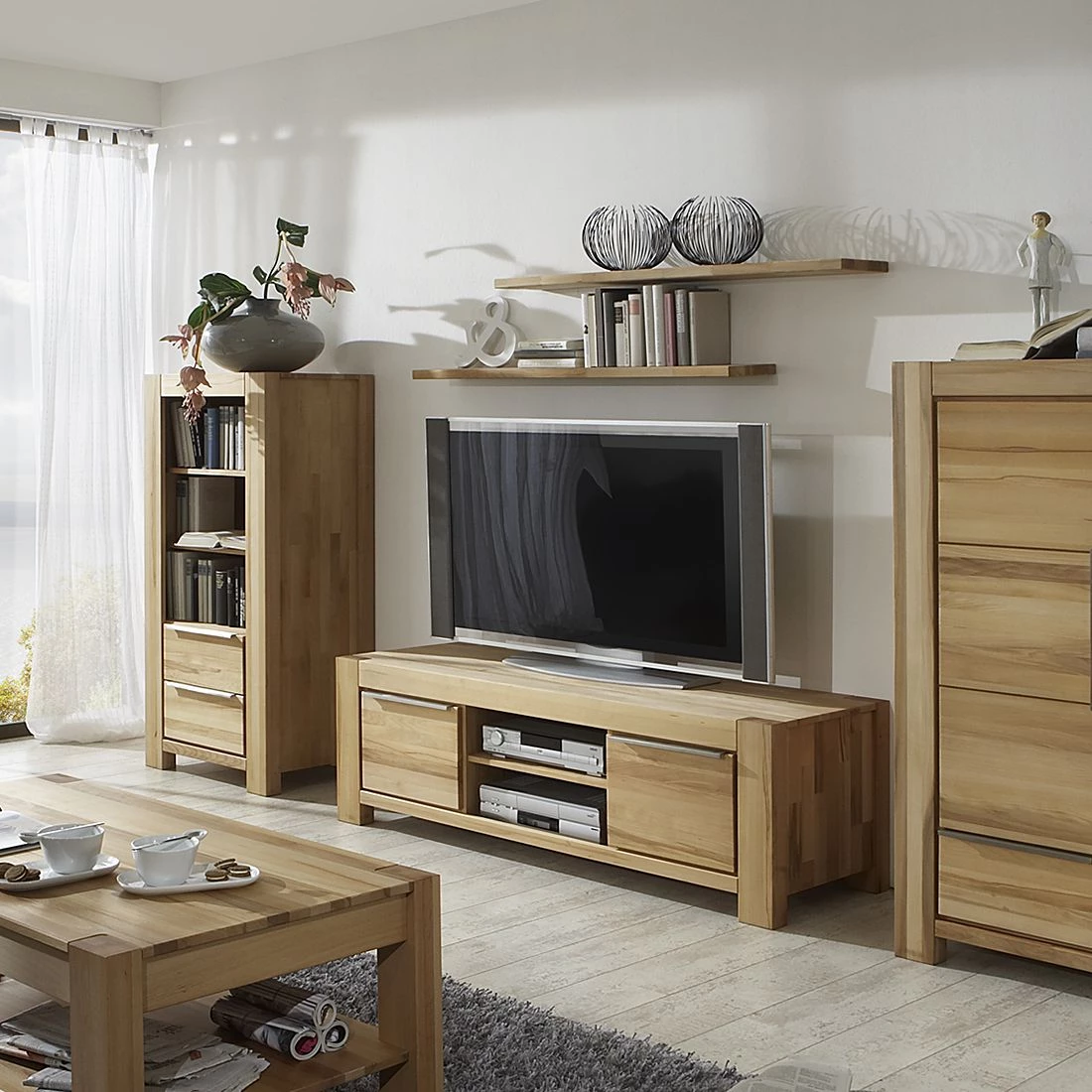 Ars Natura Etagère murale Pia - Duramen de hêtre massif huilé 5 Ars Natura Etagère murale Pia - Duramen de hêtre massif huilé – Image 3